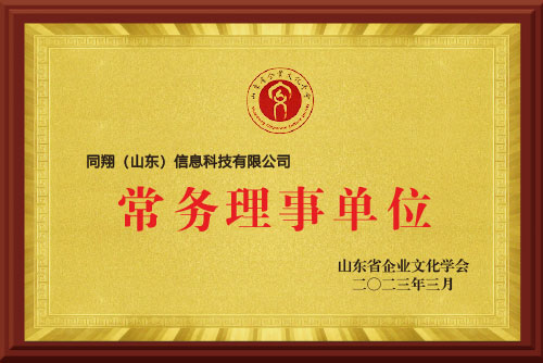 同翔信息科技行业协会会员证书
